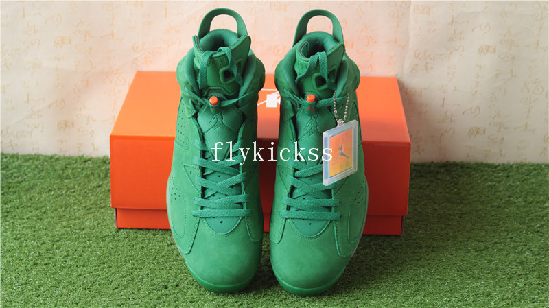 Authentic Air Jordan 6 Gatorade Green